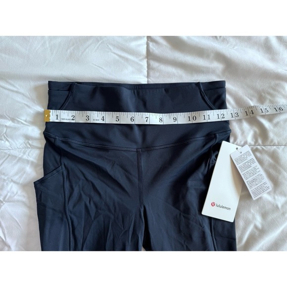 New Lululemon Fast Free HR Tight Leggings 25" Pockets Women's 6 Navy Blue $128. - Picture 11 of 16